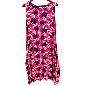 KAKTUS Sz Large Wearable Art to Wear Tropical Beach Turtles Ocean Hawaii Dress
